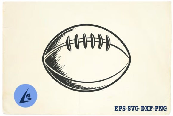American Football SVG Clipart 07: Graphics for Crafts