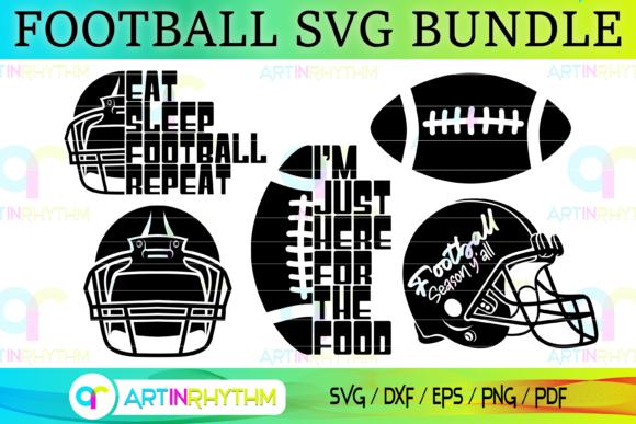 Football Game Svg Bundle: Graphics for Crafts & Web