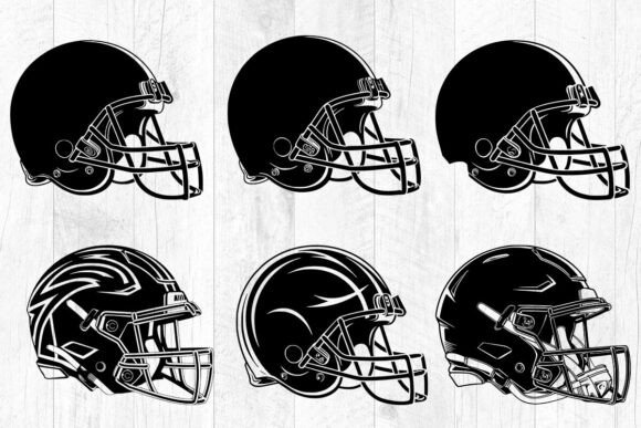 Football Helmet SVG for Crafts: A Graphic Design Asset for Cricut and Handmade Business