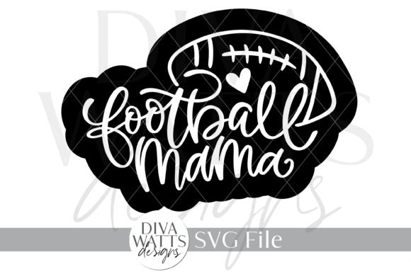 Football Mama SVG: Bold Graphics for Crafts & Handmade Business