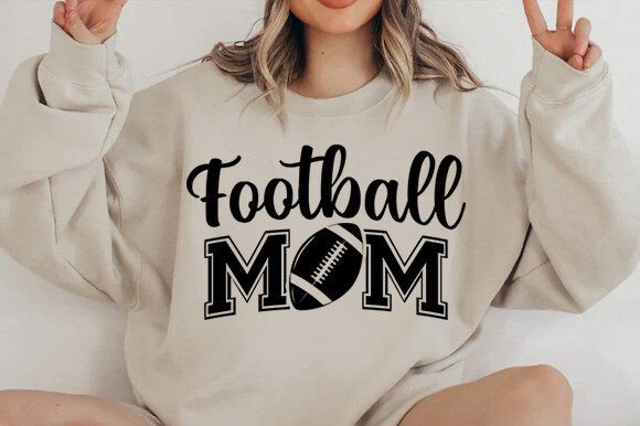 Football Mom Digital Cutting File: Graphics for Crafts & Campaigns