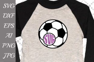 Football Soccer Monogram: A Versatile Graphic for Crafts & Marketing