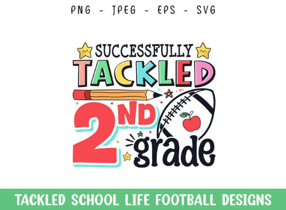 Football-Themed Graphics for Crafts & Digital Products
