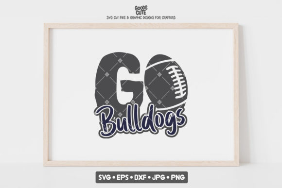 Go Bulldogs Football: Bold Graphics for Local Business Branding
