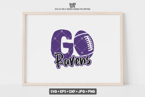 Go Ravens Football Graphics for Crafts & Handmade Business Projects