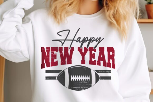 h1Football Happy New Year SVG Design for Crafts & Local Business Branding/h1